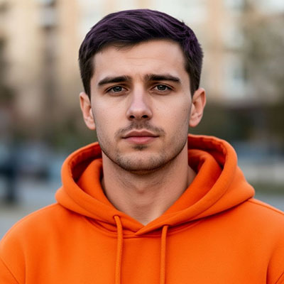 Фиолетовая шапка